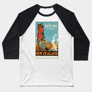 Vintage poster New Zealand Baseball T-Shirt